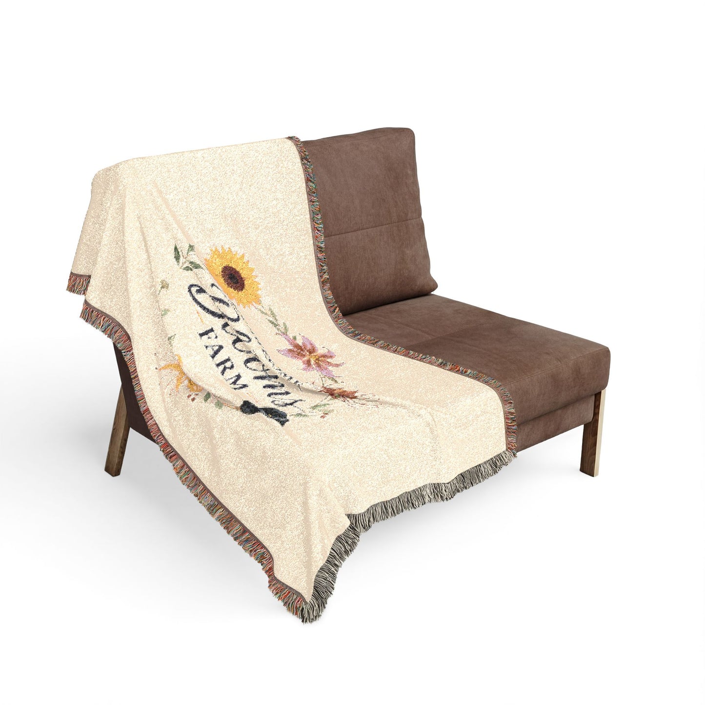 Blooming Farm Woven Blanket