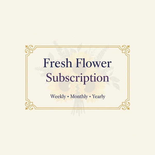 Fresh Flower Subscription - Weekly Delivery