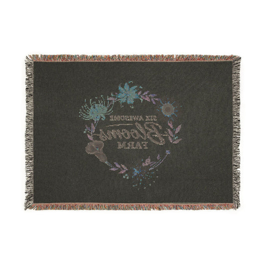 Blooming Farm Woven Blanket