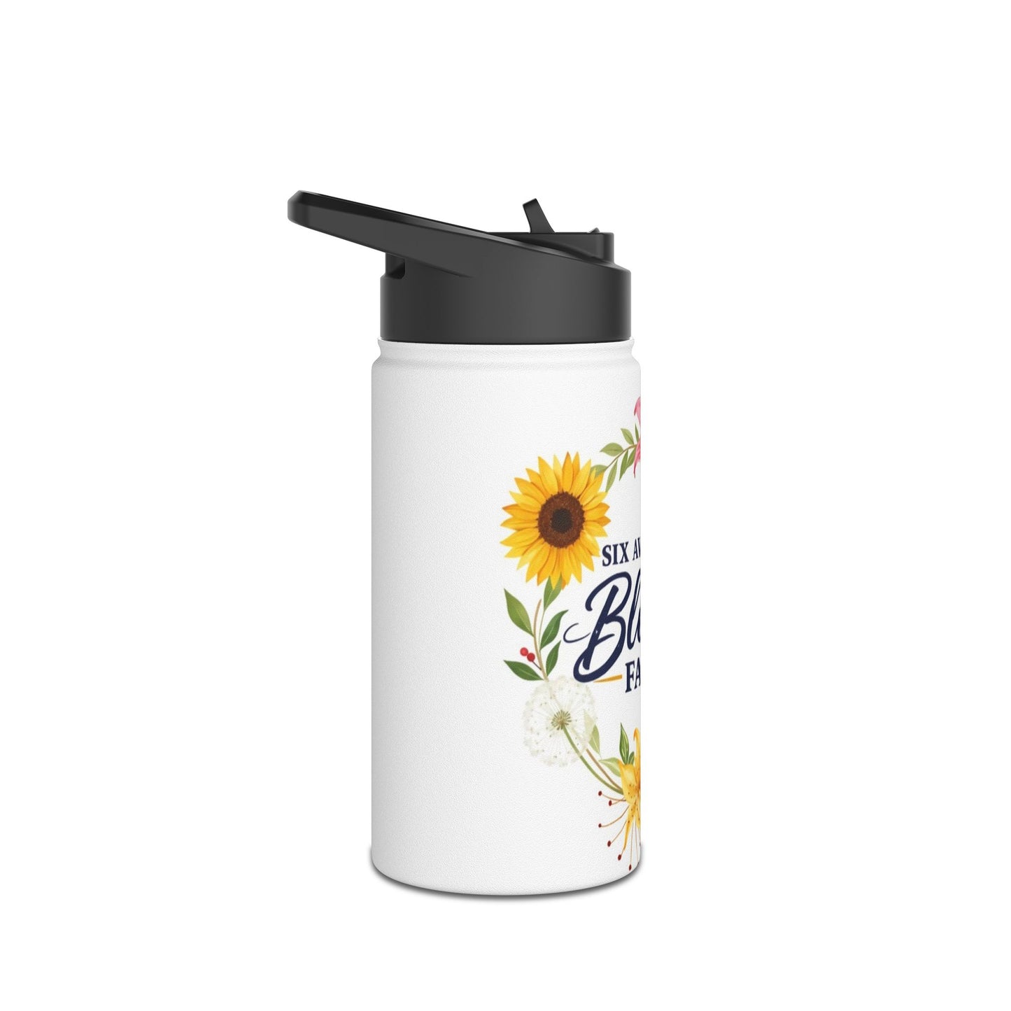 Bloom Farm Floral Stainless Steel Water Bottle